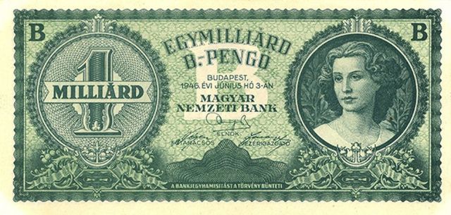 A hiperinfláció csúcspontja