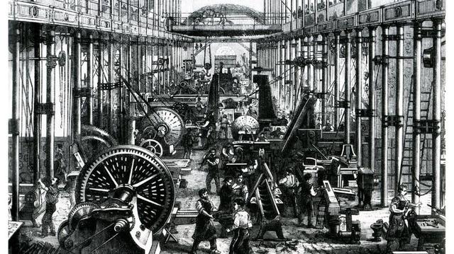 The industrial revolution began