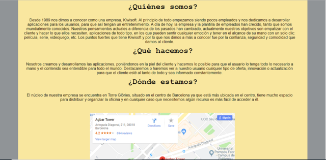 Modificando la página