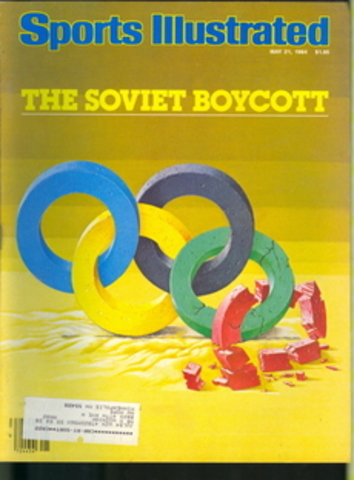 Soviets announce boycott of the 1984 Olympics