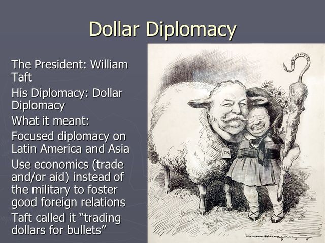 president Tafts Dollar Diplomacy with latin America