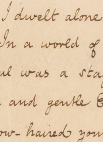 Poe writes first poem