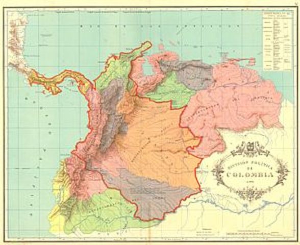 Separación de la Gran Colombia 1830