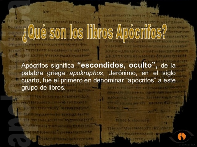 Libros apócrifos (150 D.C)