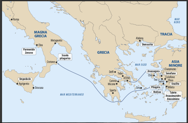 Dopo tanti spostamenti Pitagora si trasferì a Crotone