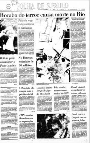 Bomba explode na OAB