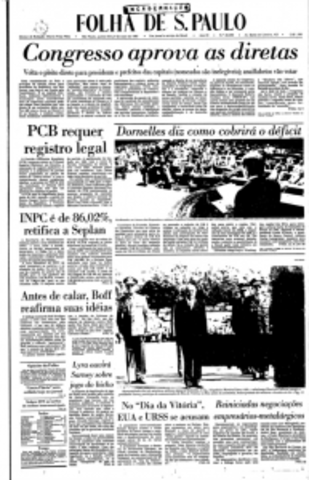 Aprovada emenda das eleições diretas