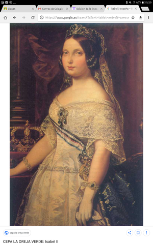 Pujada al tro de Isabel 2