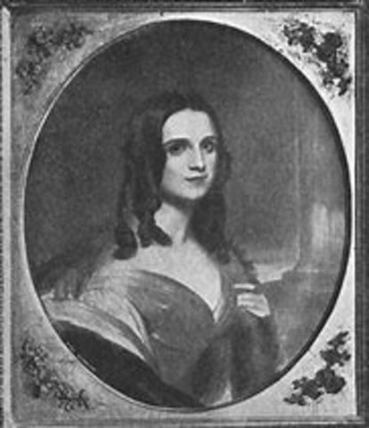 Poe's wife, Virginia, dies of tuberculosis at their home in the Bronx.