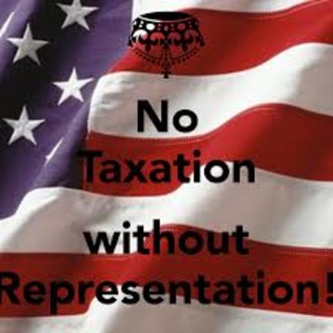 No taxation without representation