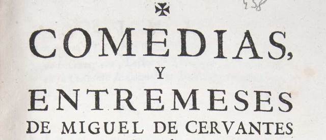Publicación de "COMEDIAS Y ENTREMESES"