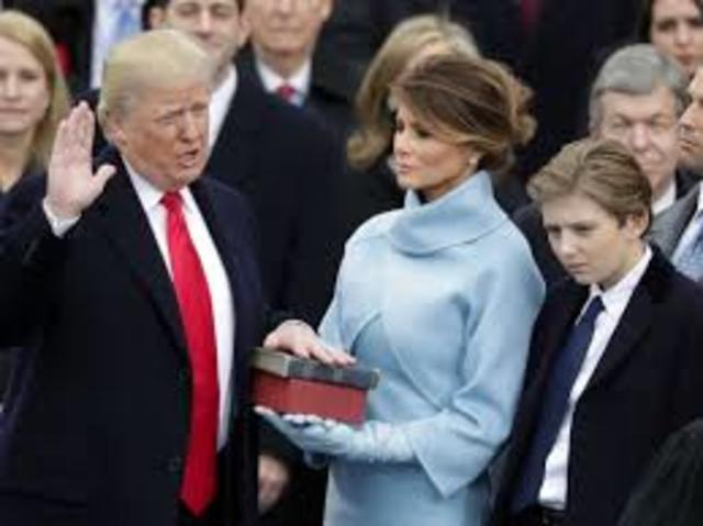 Donald J. Trump is Inaugurated