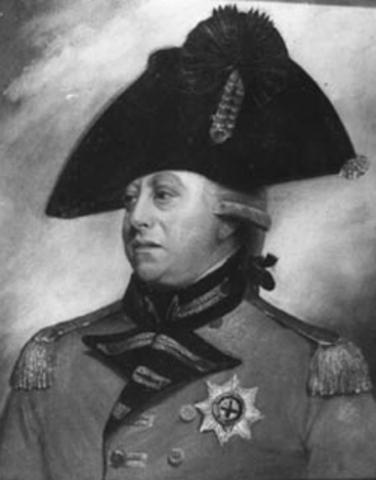 King George Declares The Colonies in open Rebelion