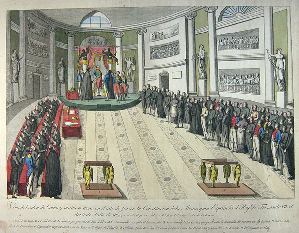 Proclamación de la Constitución de Cádiz 1812