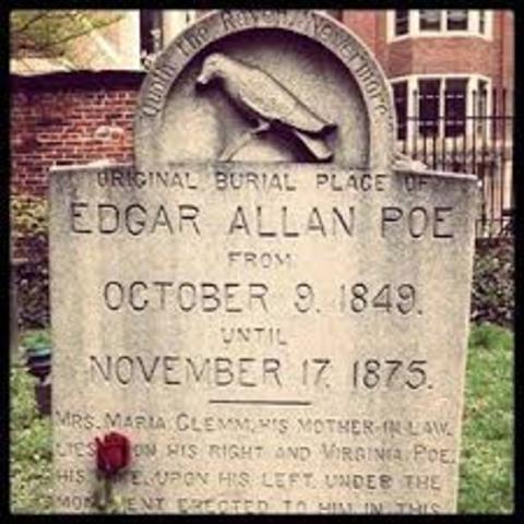 Edgar Allen Poe Dies