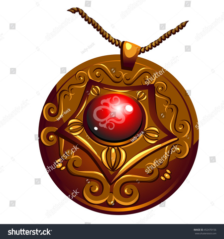 Emily finds the amulet (necklace)