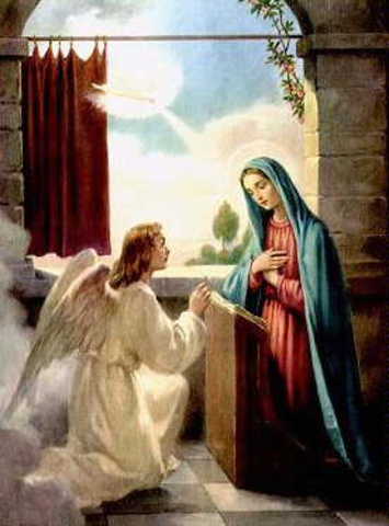 Anunciación a la virgen María