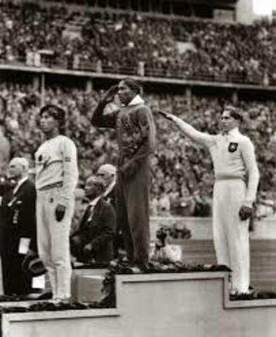 Jesse Owens Dominates Olypmics