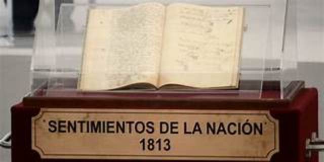 Es publicado los Sentimientos de la nación