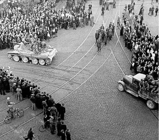 The U.S.S.R. occupies the Baltic Nations