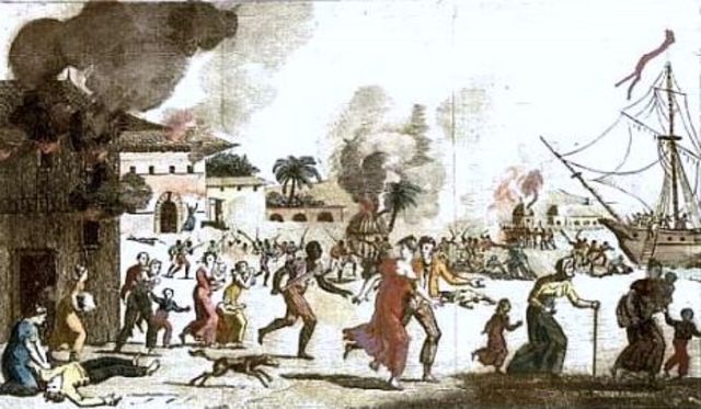 Toussaint marcha a tomar po-sesión de la parte española y entra triunfador en la ciudad de Santo Domingo.