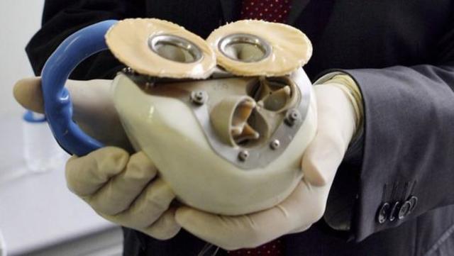 Corazón artificial.