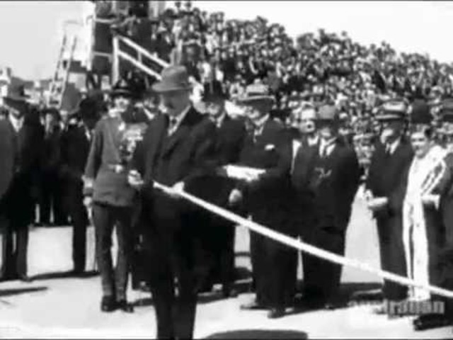 An iconic Australian landmark opens. 1932