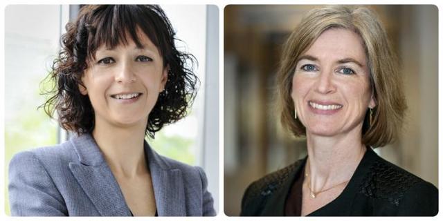 Jennifer Doudna y Emmanuelle Charpentier crean herramienta de edición de genomas.