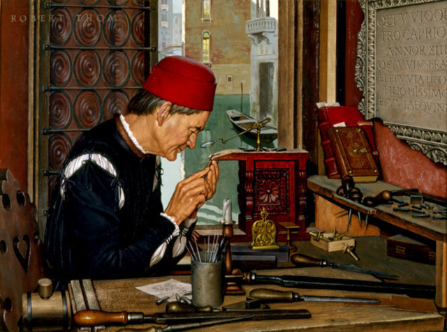 1er tipografía estilo romano.