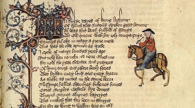 Chaucer fija la primera ortografía de lengua inglesa.
