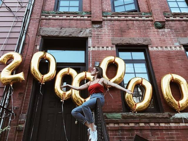 2 million followers in Instagram.