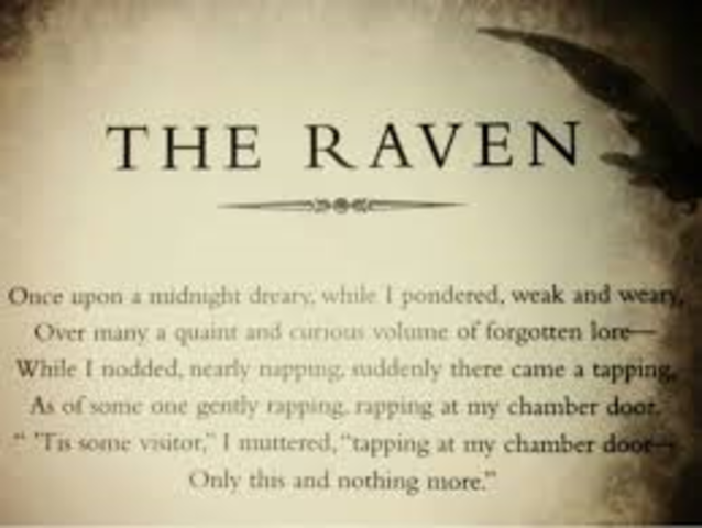 Poe writes his first poem