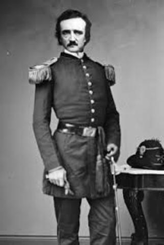 Poe enlists in the U.S. Army and shortly after his first book is published