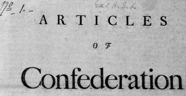 articles of confederation