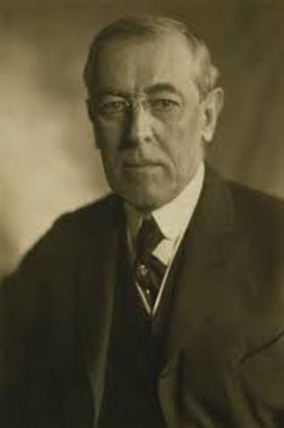 President Wilson's views before the war