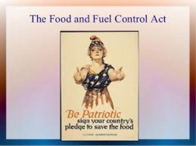 Lever Food and Fuel Control Act