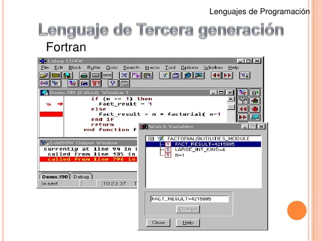 Lenguajes de programación(tercera generación)