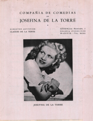 "Compañía de Comedias Josefina de la Torre"