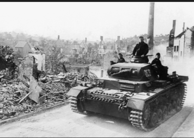 Germany invades France and captured Paris