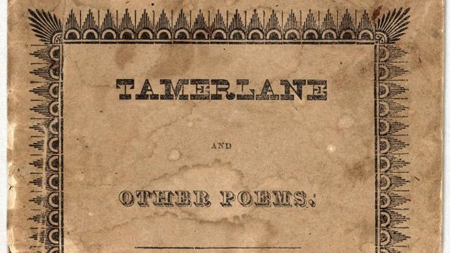 Poe enlists in the U.S Army, First book published