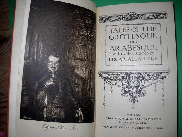 Poe's story collection Tales of the Grotesque and Arabesque is published in two volumes