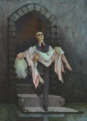 Poe writes his first novel