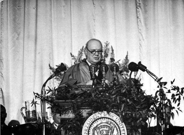 Churchills iron curt194ain speech