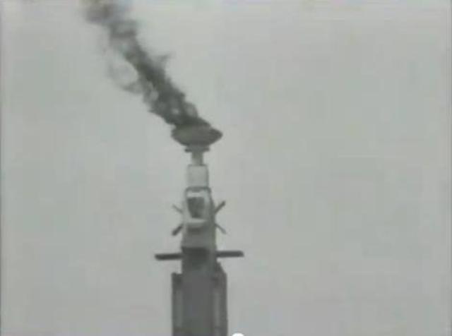 The first cauldron was lit in Amsterdam.