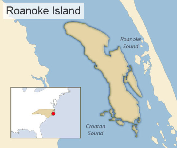 Permission to settle in Roanoke island