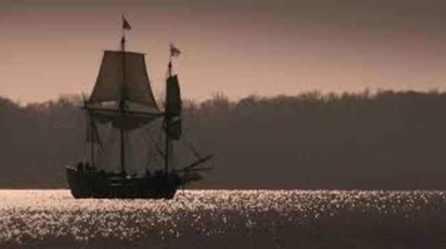 Arrival at Virginia's James River