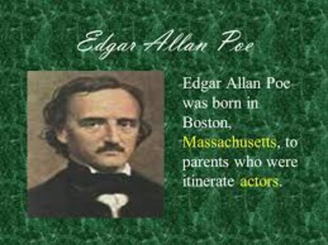 Edgar Allan Poe is born