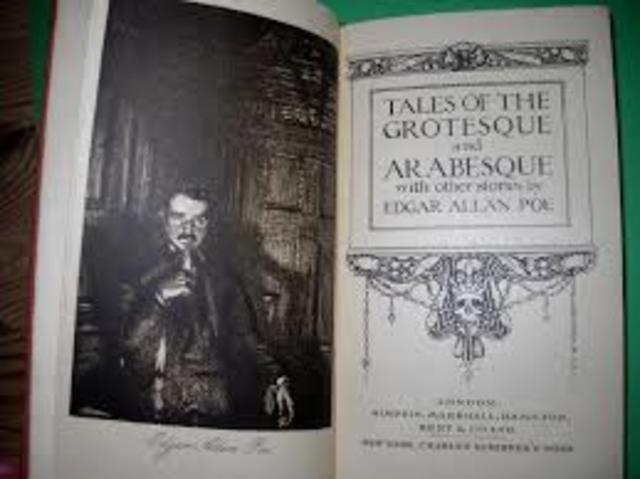 Poe's story collection Tales of the Grotesque and Arabesque is publish in two volumes
