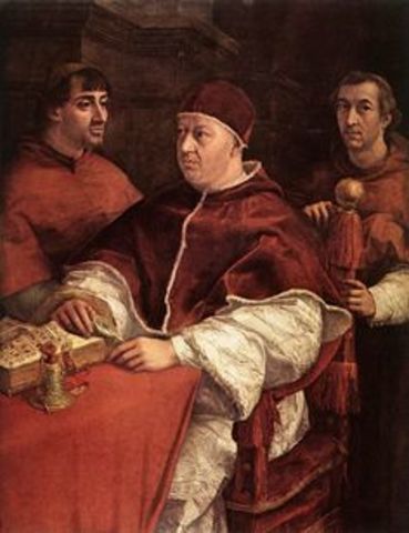 pope Leo X (pre-reformation)
