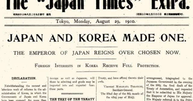 Japón anexa Corea